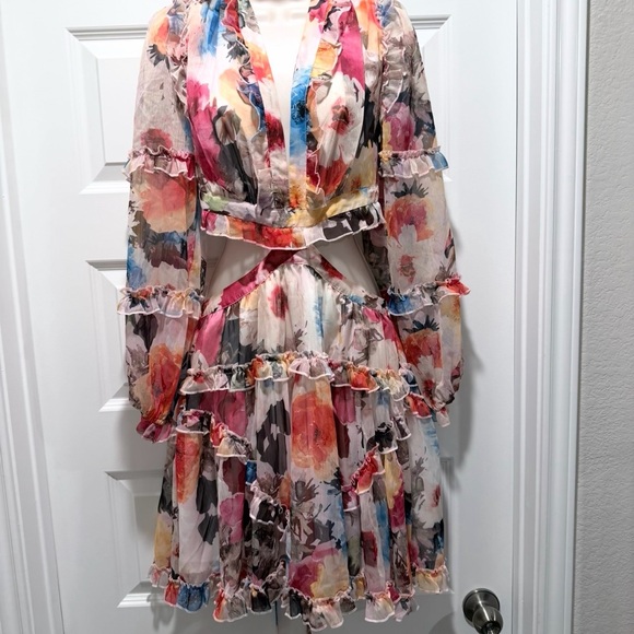 Floral Ruffle Dress - Picture 5 of 8